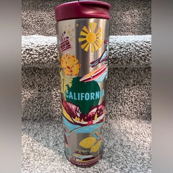 Starbucks California state Stainless Red Tumbler - Picture 2 of 4